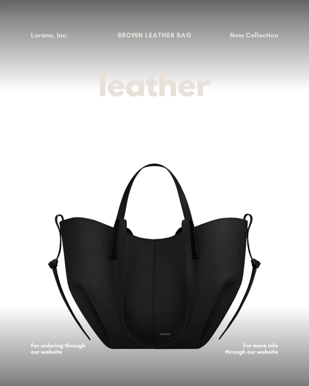 Classic Leather Tote Bag