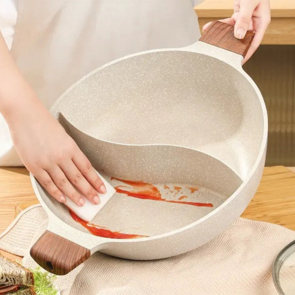 Double Section Cooking Pot