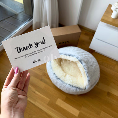 cozy cocoon - pet bed