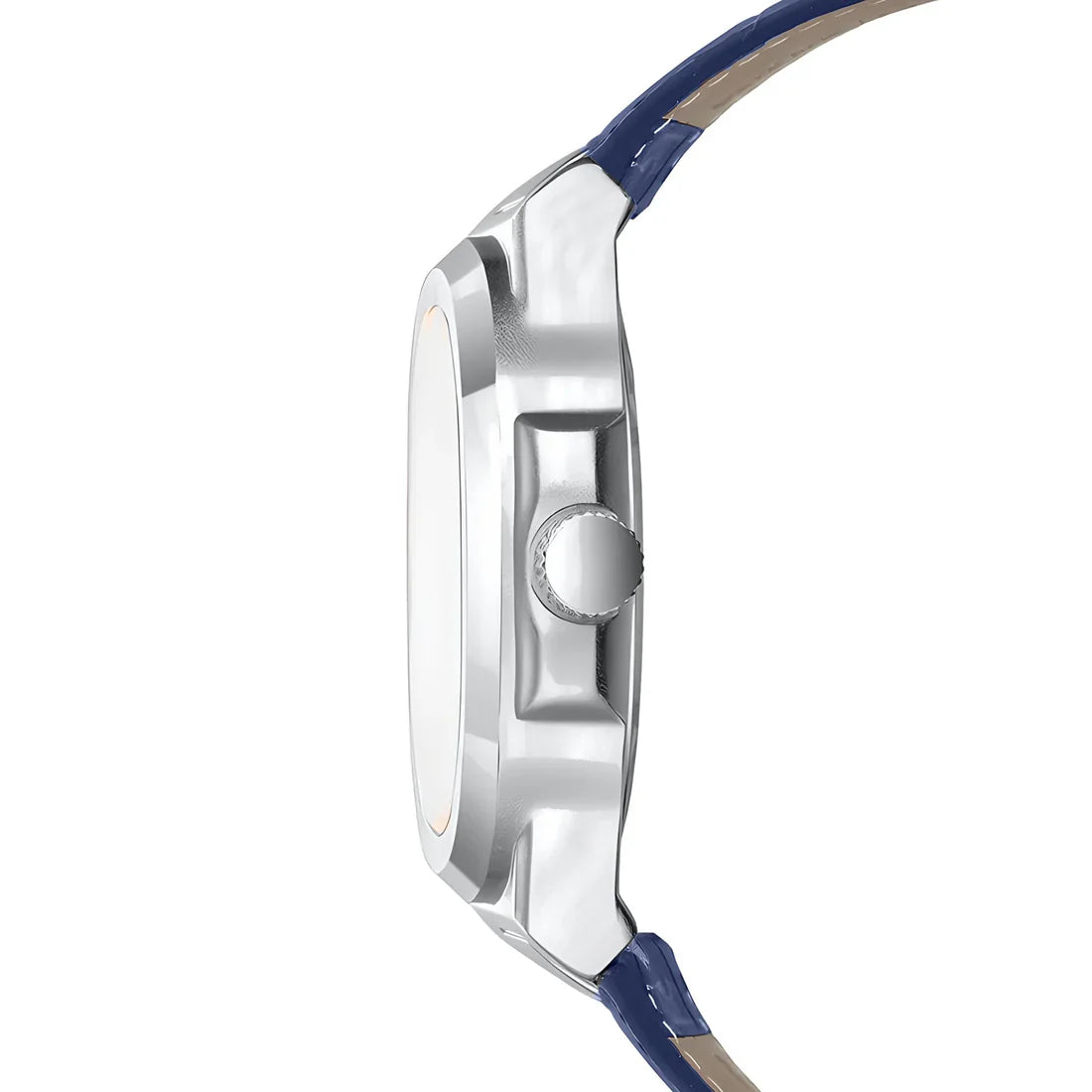 Men’s Dark Blue Leather Analog Watch Bold, Sleek & Timeless