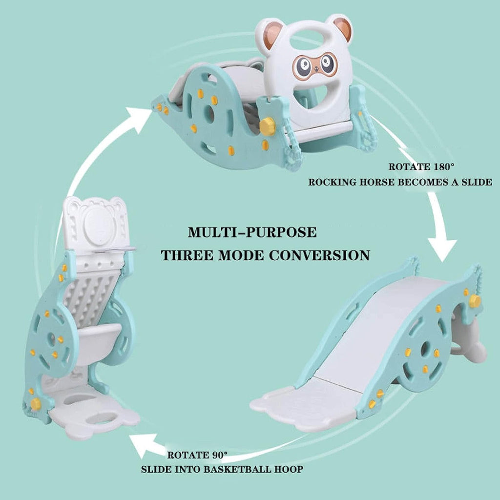 3-in-1 Basketball Slide Playset