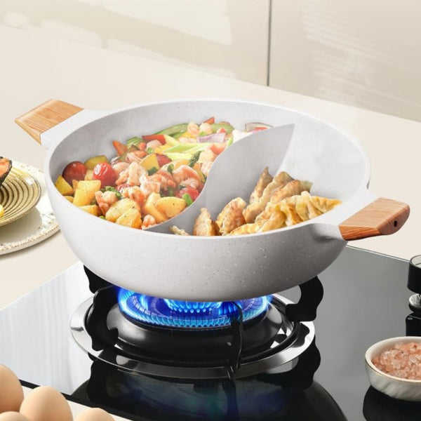 Double Section Cooking Pot