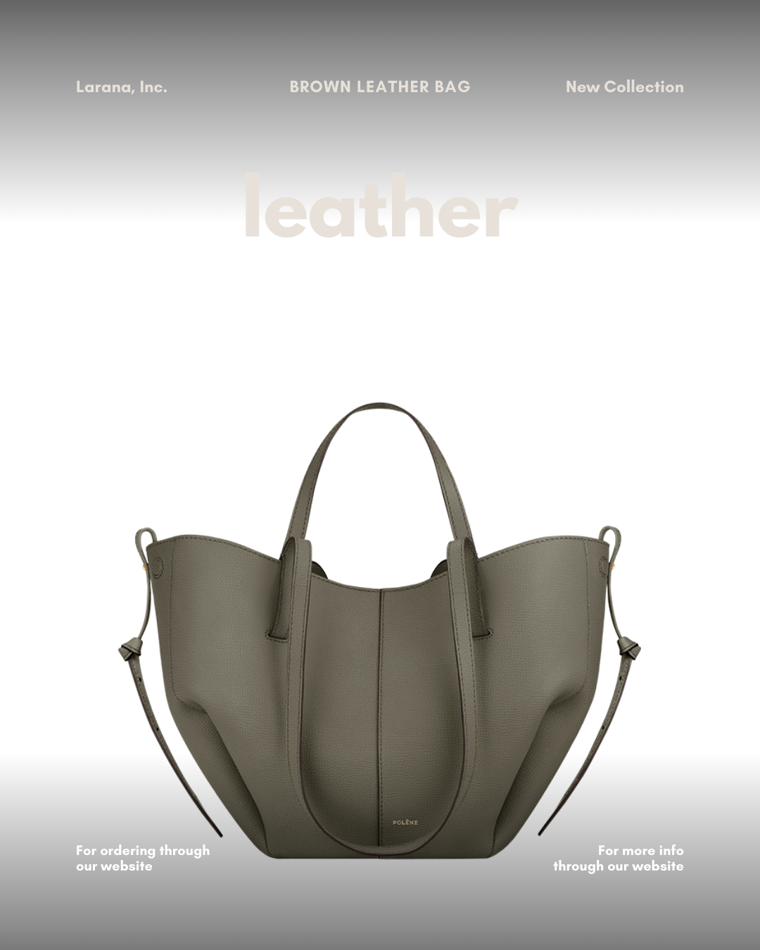 Classic Leather Tote Bag