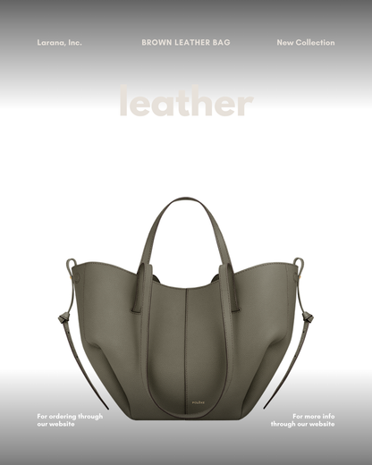 Classic Leather Tote Bag