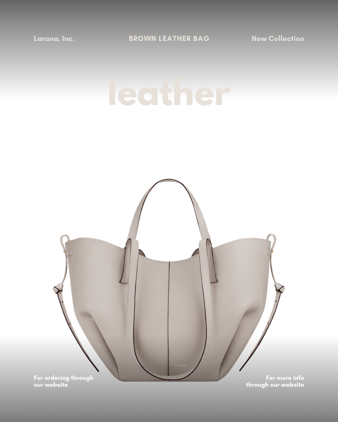 Classic Leather Tote Bag