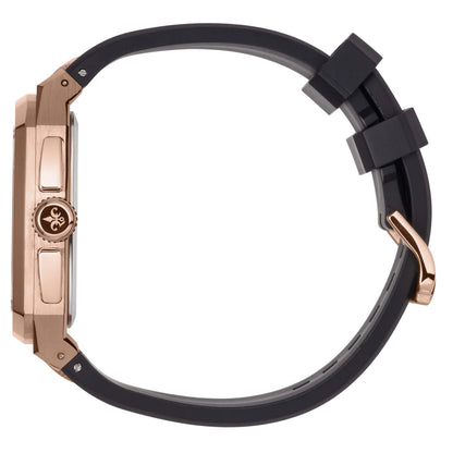 Rose Gold Luxury Chronograph Watch Midnight Flame