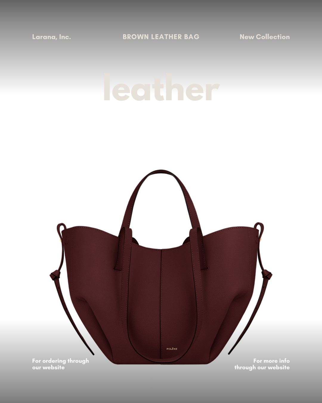 Classic Leather Tote Bag