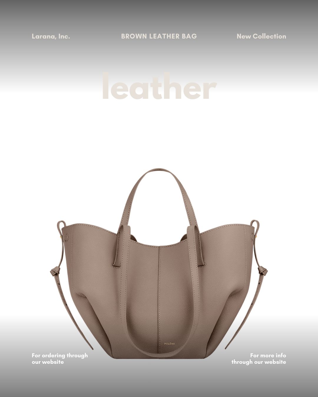 Classic Leather Tote Bag