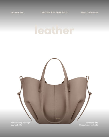 Classic Leather Tote Bag