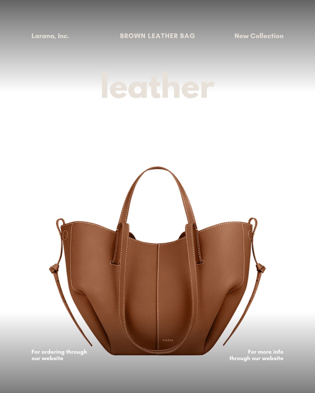 Classic Leather Tote Bag