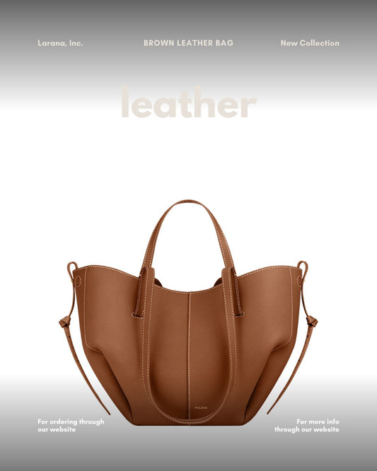 Classic Leather Tote Bag