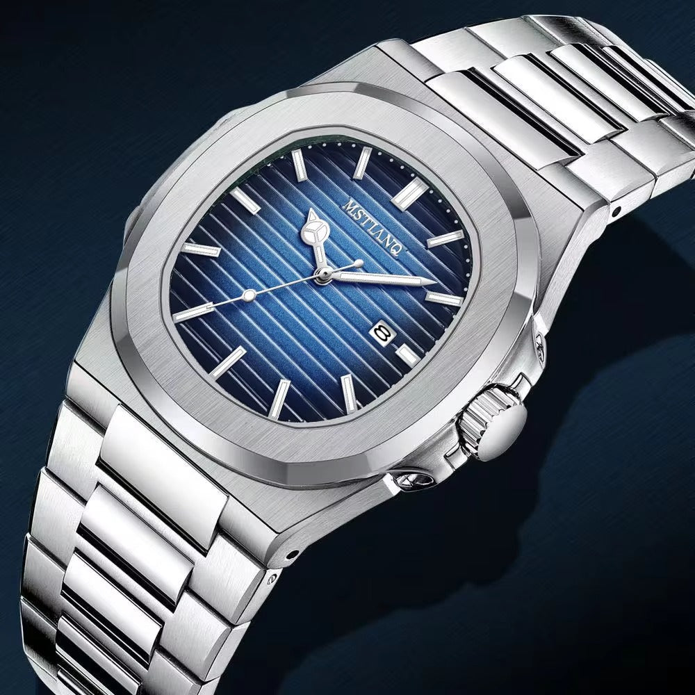 POEDAGAR Men’s Luxury Stainless Steel Watch.