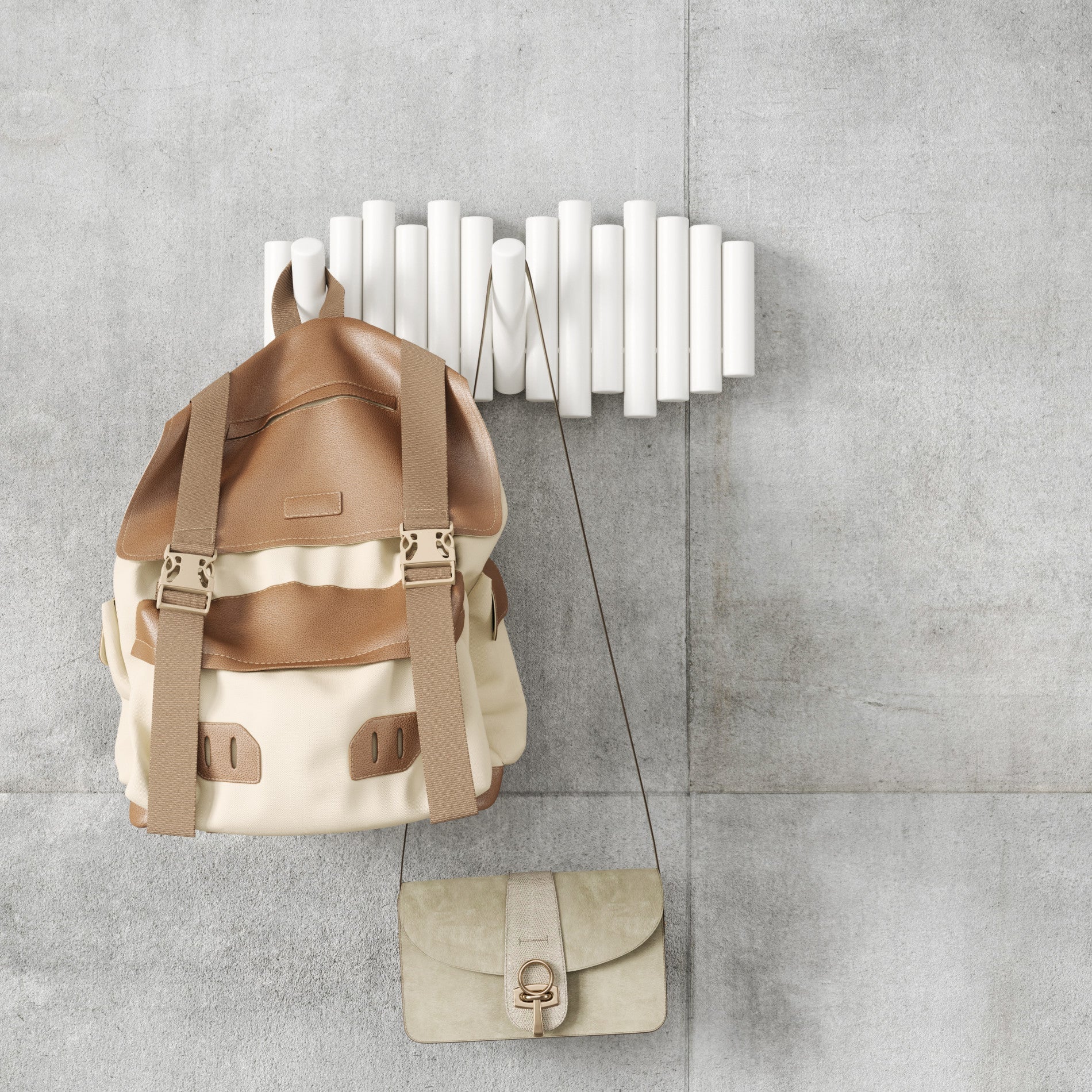 Real Pine Wood Wall Hook 5 Flip Down Hook.