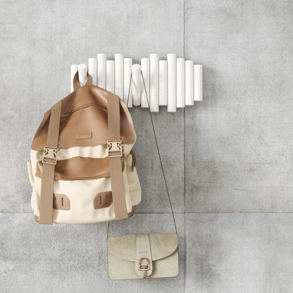 Real Pine Wood Wall Hook 5 Flip Down Hook.